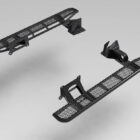 Силовые пороги Toyota Land Cruiser 80 - Силовые пороги