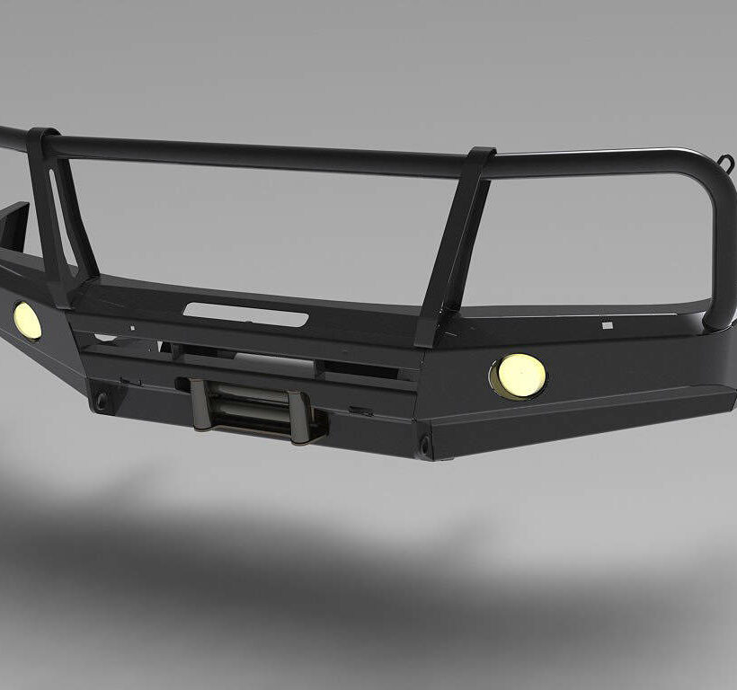 Силовой бампер передний Toyota Land Cruiser 100 (Серия С) - Силовые бамперы - TOYOTA - Toyota Land Cruiser