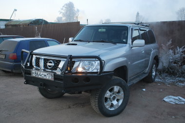 Силовой бампер передний Nissan Patrol Y61 (2005-2010) (Серия-Т) - Силовые бамперы - NISSAN - Nissan Patrol