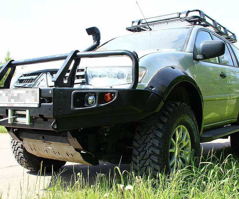 Силовой бампер передний Mitsubishi Pajero Sport II (серия Т) - Силовые бамперы - MITSUBISHI - Mitsubishi Pajero Sport