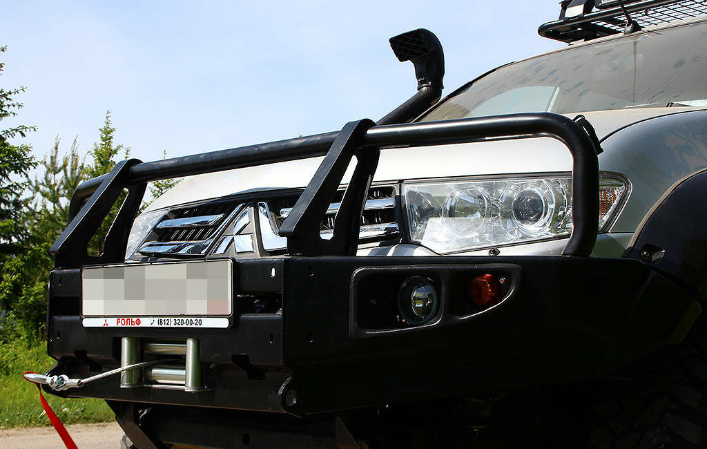 Силовой бампер передний Mitsubishi Pajero Sport II (серия Т) - Силовые бамперы - MITSUBISHI - Mitsubishi Pajero Sport