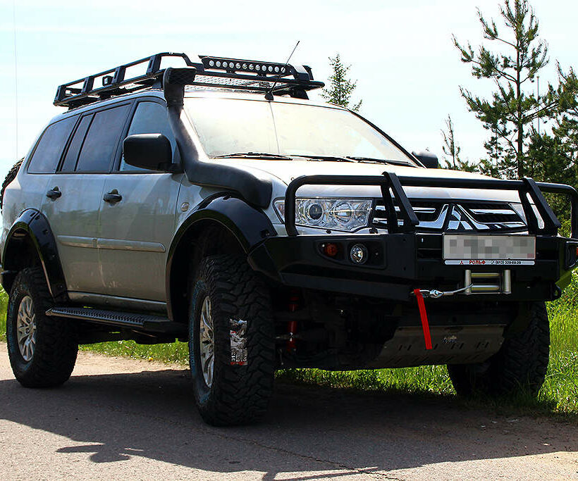 Силовой бампер передний Mitsubishi Pajero Sport II (серия Т) - Силовые бамперы - MITSUBISHI - Mitsubishi Pajero Sport