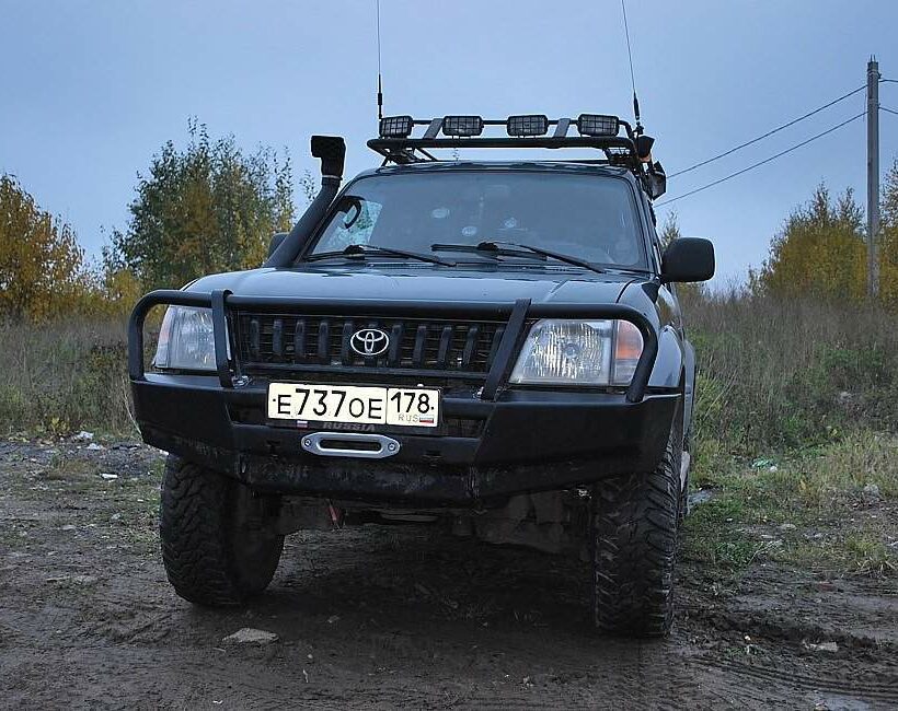 Силовой бампер передний Toyota Land Cruiser Prado 90 (серия С) - Силовые бамперы - TOYOTA - Toyota Land Cruiser Prado