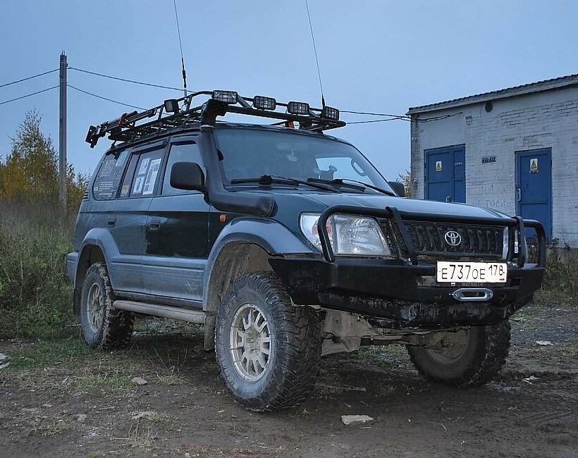 Силовой бампер передний Toyota Land Cruiser Prado 90 (серия С) - Силовые бамперы - TOYOTA - Toyota Land Cruiser Prado
