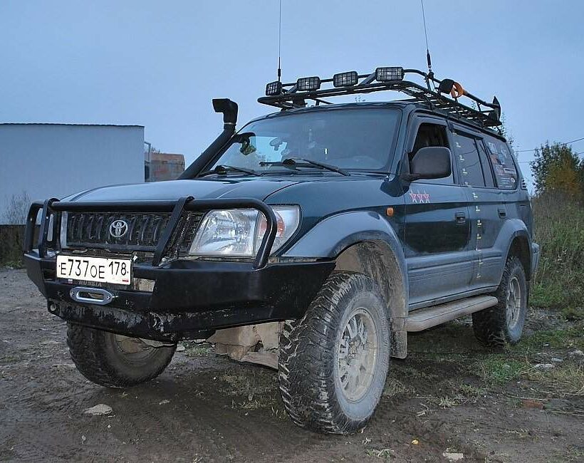 Силовой бампер передний Toyota Land Cruiser Prado 90 (серия С) - Силовые бамперы - TOYOTA - Toyota Land Cruiser Prado