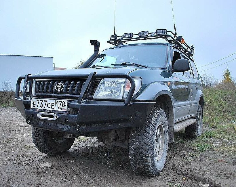 Силовой бампер передний Toyota Land Cruiser Prado 90 (серия С) - Силовые бамперы - TOYOTA - Toyota Land Cruiser Prado