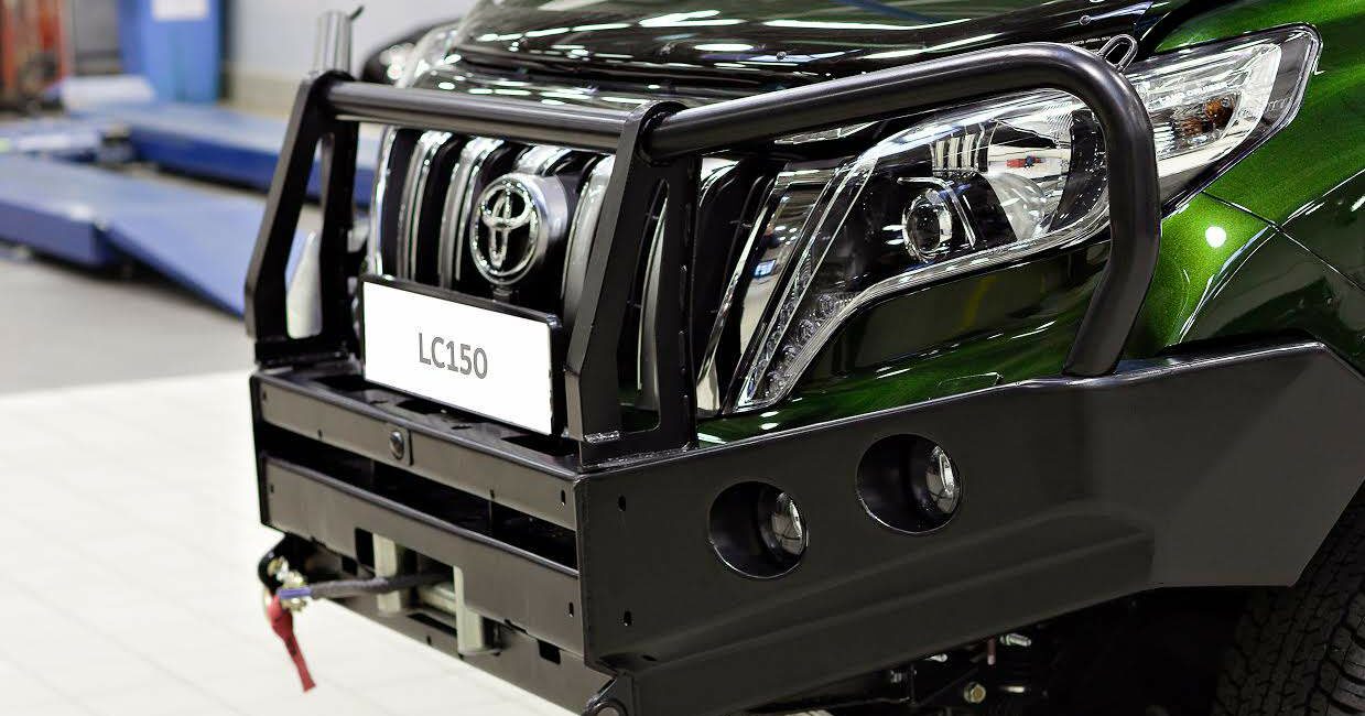 Силовой бампер передний для Toyota Land Cruiser Prado 150 restailing (серия Т) - Силовые бамперы - TOYOTA - Toyota Land Cruiser Prado