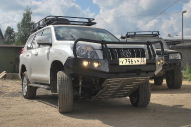Силовой бампер передний для Toyota Land Cruiser Prado 150 (серия Т) - Силовые бамперы - TOYOTA - Toyota Land Cruiser Prado