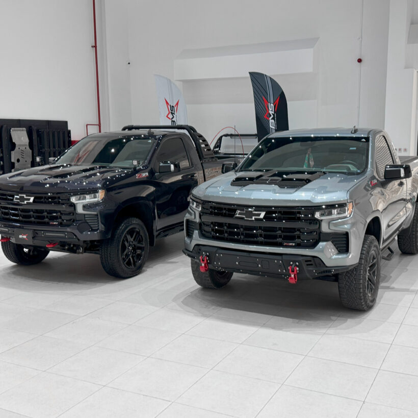 Бампер силовой передний BMS SPORT для Chevrolet Silverado 2022-2024 - сталь - Силовые бамперы - CHEVROLET - Chevrolet Silverado
