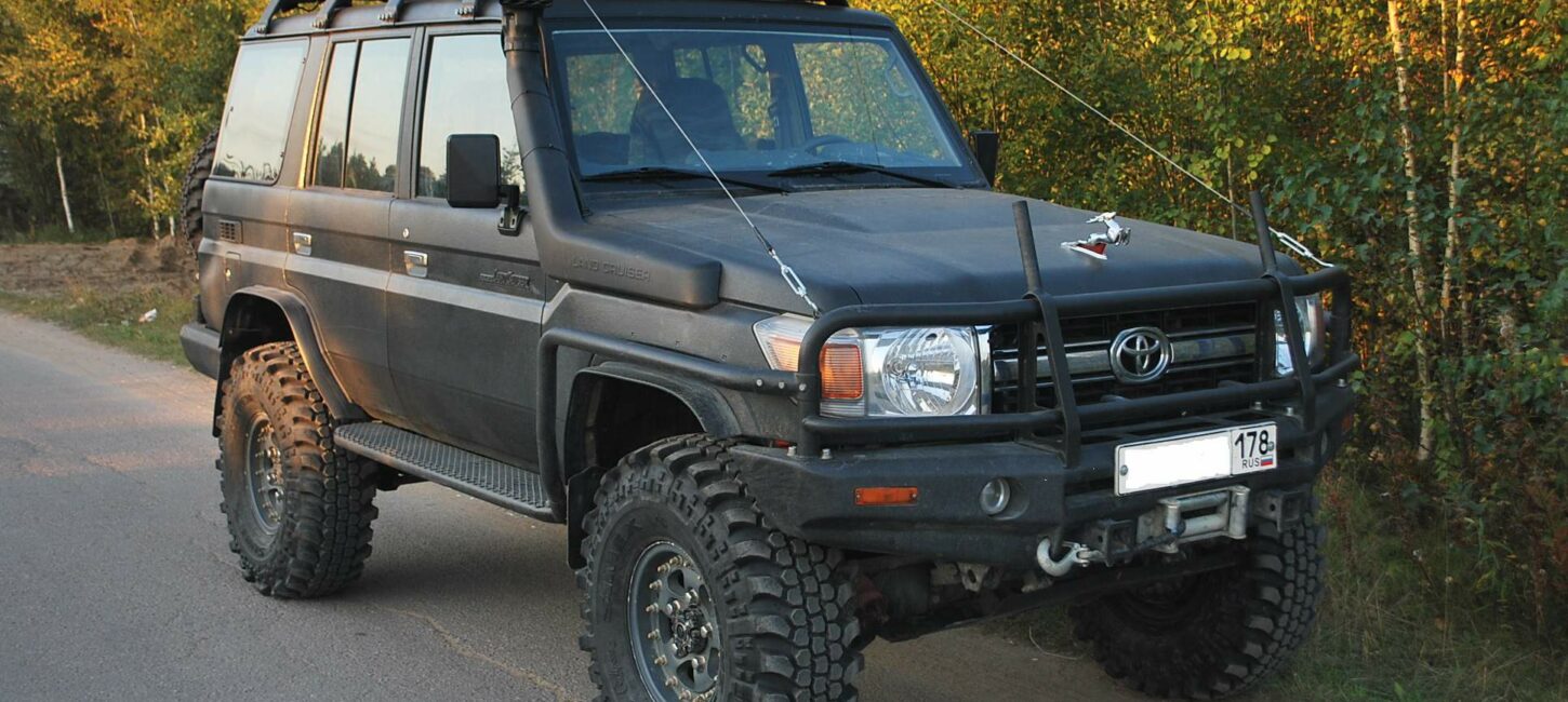 Силовые пороги Toyota Land Cruiser 76 (5 дверей) - Силовые пороги
