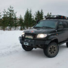 Силовой бампер передний для UAZ Patriot (Серия Д) - Силовые бамперы - UAZ - UAZ Патриот