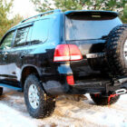 Калитка запасного колеса и площадка под лебедку в штатный бампер Toyota Land Cruiser 200. Комплектация 2 - Лебедки