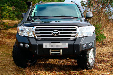 Силовой бампер передний Toyota Land Cruiser 200 до 2016 (серия Д) - Силовые бамперы - TOYOTA - Toyota Land Cruiser