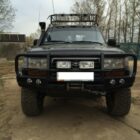 Силовой бампер передний Toyota Land Cruiser 80 под штатную механическую лебедку (серия С) - Силовые бамперы - TOYOTA - Toyota Land Cruiser