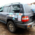 Силовые пороги Toyota Land Cruiser 100, Lexus LX 470 с гидроподвеской - Силовые пороги