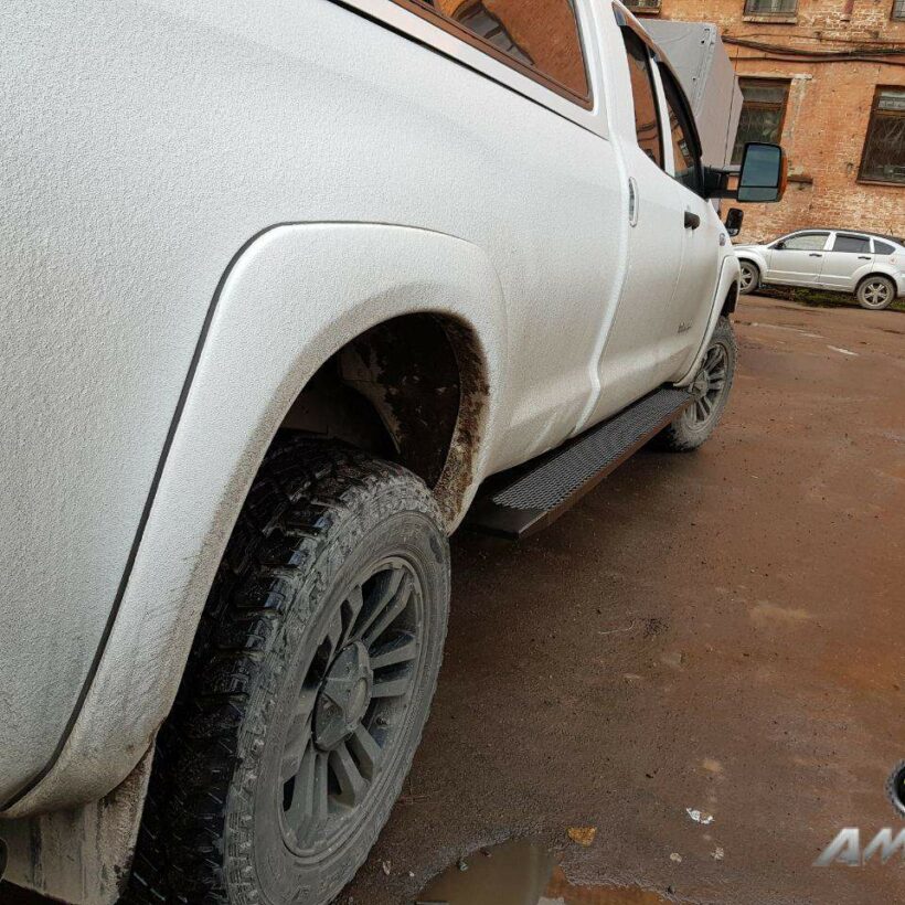 Силовые пороги Toyota Tundra DoubleCab c длинным кузовом - Силовые пороги