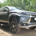 Силовая защита (юбка) переднего штатного бампера Mitsubishi Pajero Sport 3 - Экстерьер - MITSUBISHI - Mitsubishi Pajero Sport