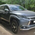 Силовая защита (юбка) переднего штатного бампера Mitsubishi Pajero Sport 3 - Экстерьер - MITSUBISHI - Mitsubishi Pajero Sport