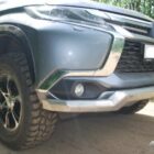 Силовая защита (юбка) переднего штатного бампера Mitsubishi Pajero Sport 3 - Экстерьер - MITSUBISHI - Mitsubishi Pajero Sport