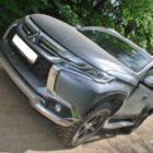 Силовая защита (юбка) переднего штатного бампера Mitsubishi Pajero Sport 3 - Экстерьер - MITSUBISHI - Mitsubishi Pajero Sport