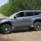 Силовая защита (юбка) переднего штатного бампера Mitsubishi Pajero Sport 3 - Экстерьер - MITSUBISHI - Mitsubishi Pajero Sport