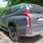 Силовая защита (юбка-фаркоп) заднего штатного бампера Mitsubishi Pajero Sport 3 - Экстерьер - MITSUBISHI - Mitsubishi Pajero Sport