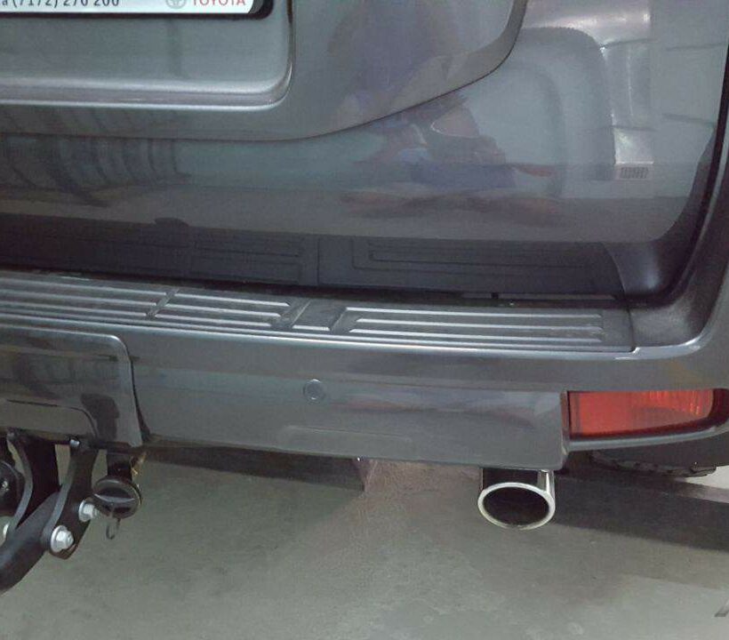 Калитка запасного колеса в штатный бампер Toyota Land Cruiser 150 - Экстерьер - TOYOTA - Toyota Land Cruiser