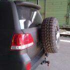 Калитка запасного колеса и площадка под лебедку в штатный бампер Toyota Land Cruiser 200. Комплектация 2 - Лебедки