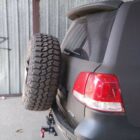 Калитка запасного колеса и площадка под лебедку в штатный бампер Toyota Land Cruiser 200. Комплектация 2 - Лебедки