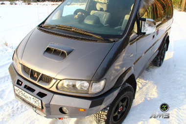 Силовой бампер передний Mitsubishi Delica (1998-2007) (серия Л) - Силовые бамперы - MITSUBISHI - Mitsubishi L200