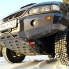 Силовой бампер передний Mitsubishi Delica (1998-2007) (серия Л) - Силовые бамперы - MITSUBISHI - Mitsubishi L200