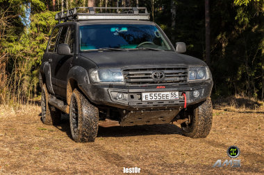 Силовой бампер передний Toyota Land Cruiser 100 (серия Рино) - Силовые бамперы - TOYOTA - Toyota Land Cruiser