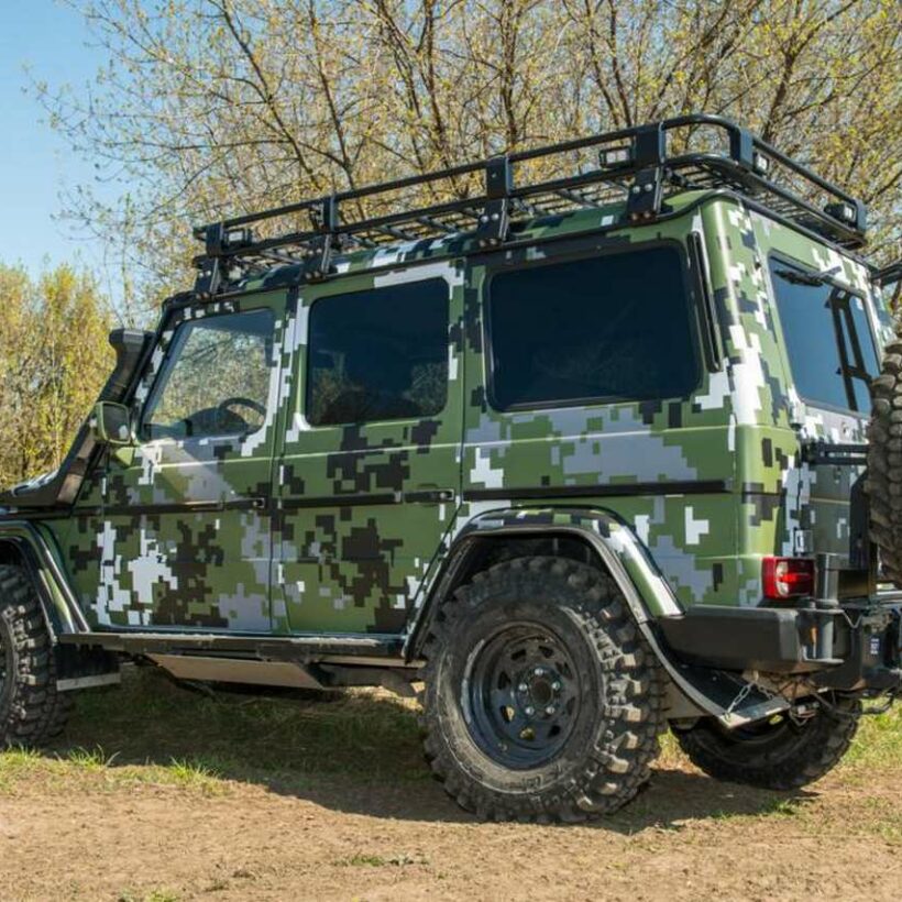 Задний силовой бампер из 430й нержавеющей стали - Mercedes-Benz G-класс арт.1802 - Силовые бамперы - MERCEDES-BENZ - Mercedes-Benz G-Class