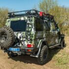 Задний силовой бампер из 430й нержавеющей стали - Mercedes-Benz G-класс арт.1802 - Силовые бамперы - MERCEDES-BENZ - Mercedes-Benz G-Class