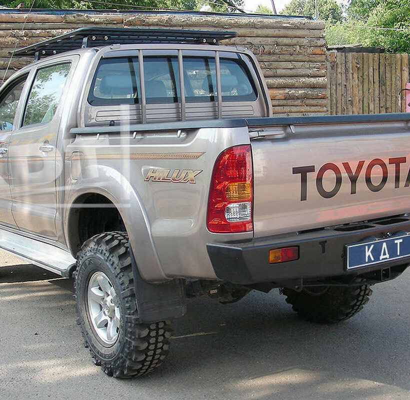 Задний силовой бампер из 430й нержавеющей стали - Toyota Hilux до 2015 г.в. - Силовые бамперы - TOYOTA - Toyota Hilux