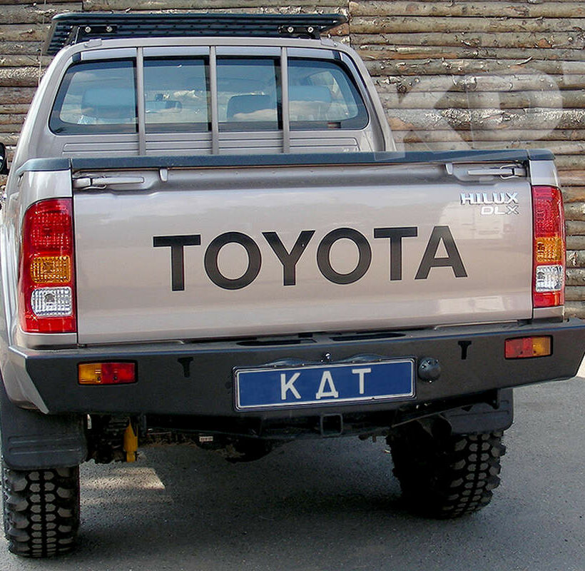 Задний силовой бампер из 430й нержавеющей стали - Toyota Hilux до 2015 г.в. - Силовые бамперы - TOYOTA - Toyota Hilux