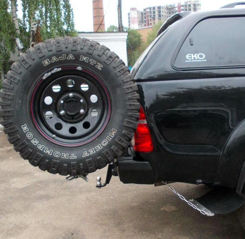 Задний силовой бампер из 430й нержавеющей стали - Toyota Hilux до 2015 г.в. - Силовые бамперы - TOYOTA - Toyota Hilux
