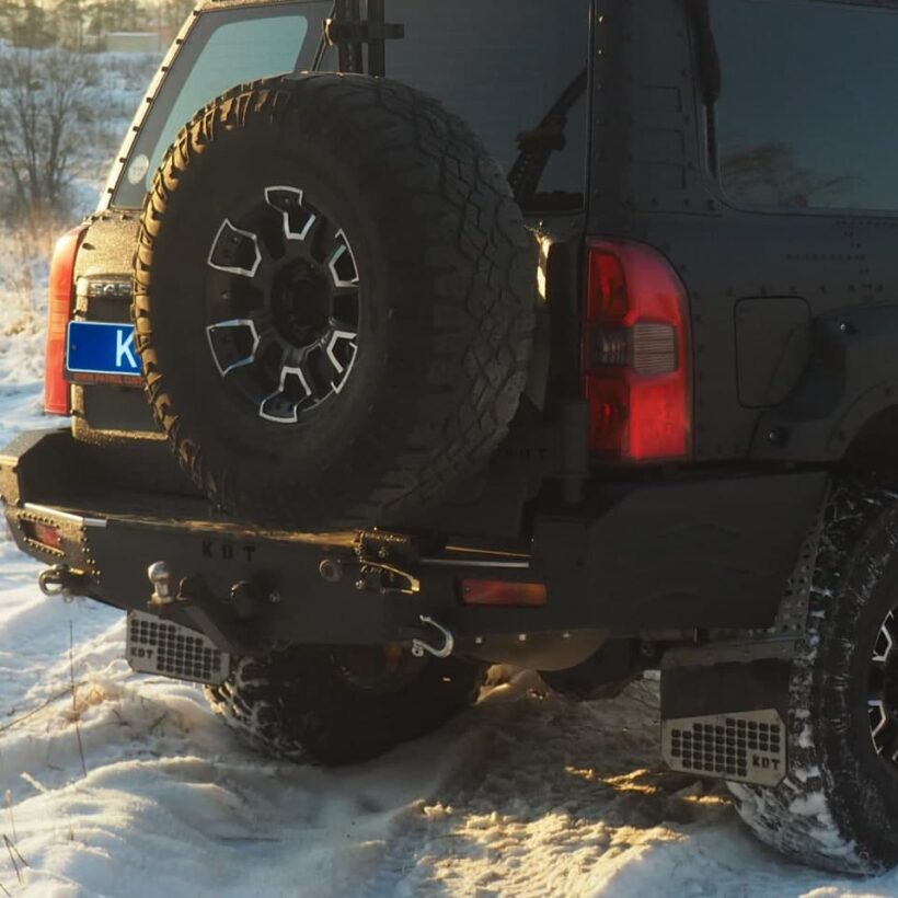Задний силовой бампер Nissan Patrol из 430й нержавеющей стали - Силовые бамперы - NISSAN - Nissan Patrol