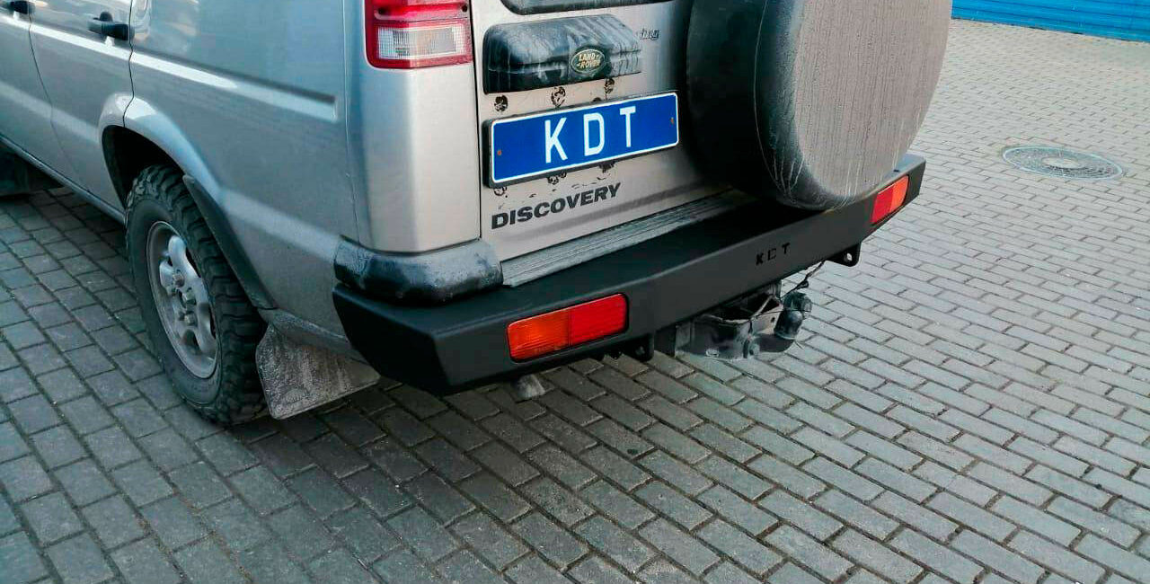 Задний силовой бампер алюминиевый - Land Rover Discovery 2 - Силовые бамперы - LAND ROVER - Land Rover Discovery II