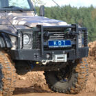Передний силовой бампер с кенгурином алюминиевый - Land Rover Defender 90/110 - Силовые бамперы - LAND ROVER - Land Rover Defender