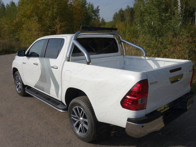 Тюнинг для FIAT Fullback 2016- \ Защита кузова 76,1 мм со светодиодной фарой (только для кузова) - Экстерьер - FIAT - Fiat Fullback