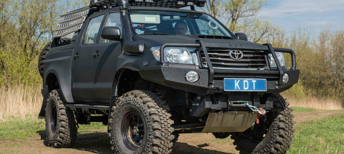 Передний силовой бампер III поколения с кенгурином алюминиевый - Toyota HILUX до 2015 г.в. - Силовые бамперы - TOYOTA - Toyota Hilux