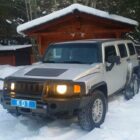 Передний силовой бампер с кенгурином алюминиевый - HUMMER H3 - Силовые бамперы - HUMMER