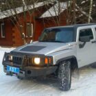 Передний силовой бампер с кенгурином алюминиевый - HUMMER H3 - Силовые бамперы - HUMMER