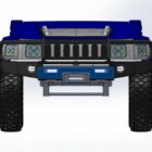 Передний силовой бампер с кенгурином алюминиевый - HUMMER H3 - Силовые бамперы - HUMMER