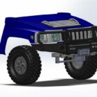 Передний силовой бампер с кенгурином алюминиевый - HUMMER H3 - Силовые бамперы - HUMMER