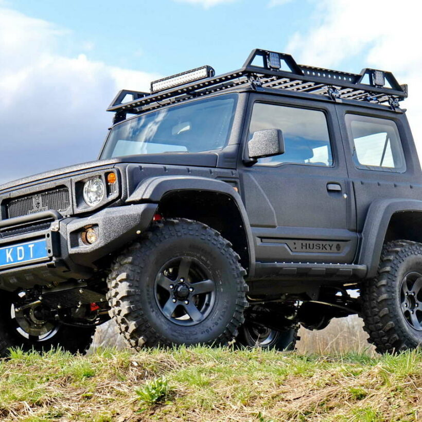 Передний силовой бампер со скрытой установкой лебедки - Suzuki Jimny, под проект HUSKY - Силовые бамперы - SUZUKI - Suzuki Jimny