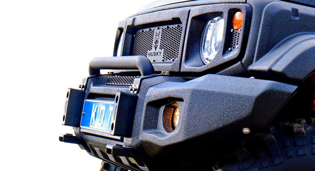 Передний силовой бампер со скрытой установкой лебедки - Suzuki Jimny, под проект HUSKY - Силовые бамперы - SUZUKI - Suzuki Jimny