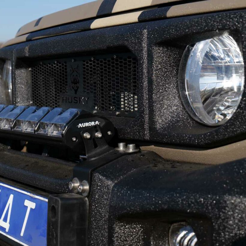 Передний силовой бампер со скрытой установкой лебедки - Suzuki Jimny, под проект HUSKY - Силовые бамперы - SUZUKI - Suzuki Jimny