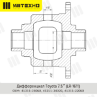 Блокировка дифференциала Блокка™ Toyota 8 2х сат. - Трансмиссия
